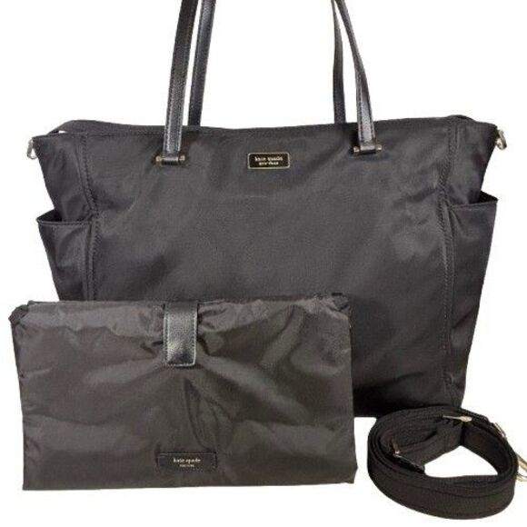 kate spade new york Handbags - Large Kate Spade Blake Avenue Kaylie Baby Diaper Travel Bag Black #WKRU4309 EUC